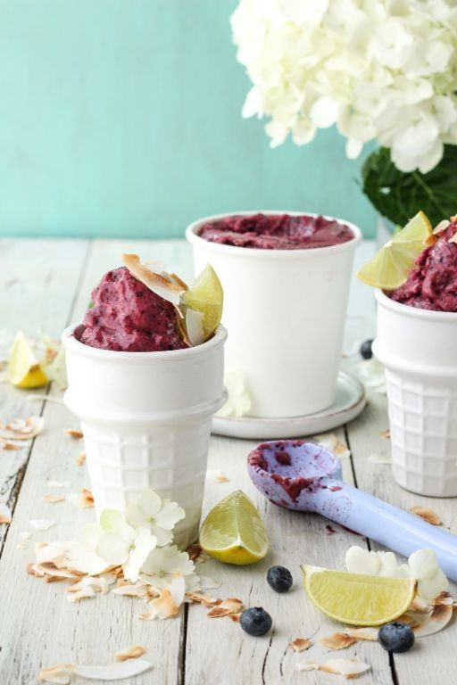 Coconut Lime Frozen Yogurt