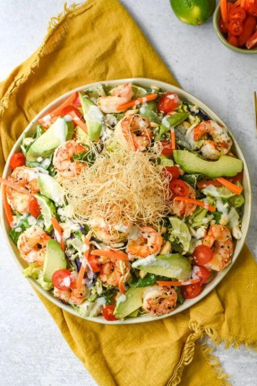 Coconut Lime Shrimp Salad