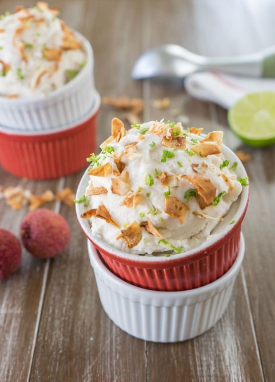 Coconut Lychee Ice Cream