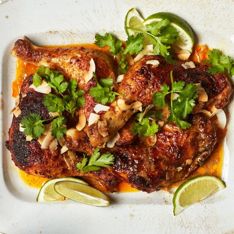 Coconut Milk Braised Chicken Legs