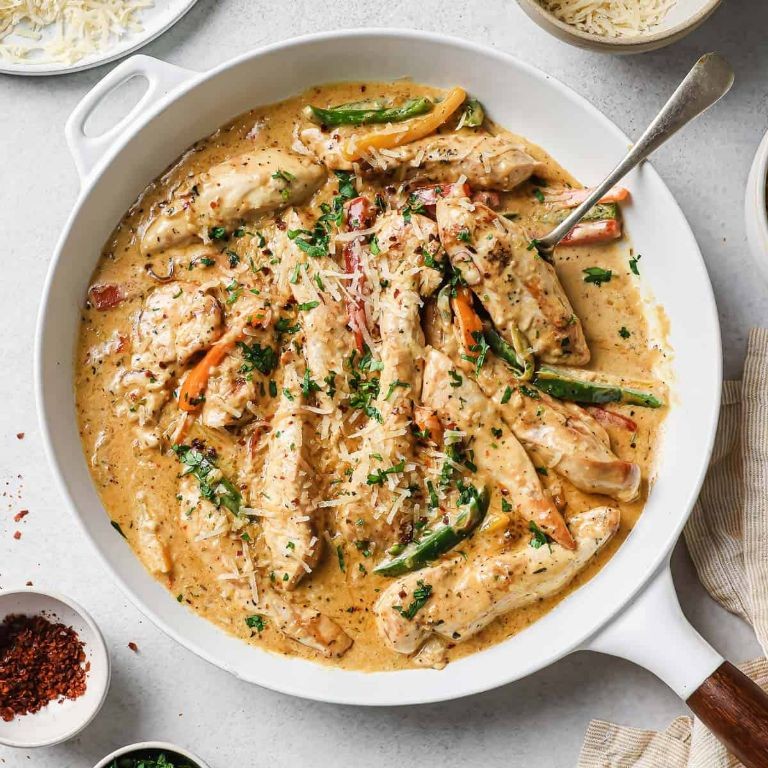 Coconut Milk Chicken Scampi
