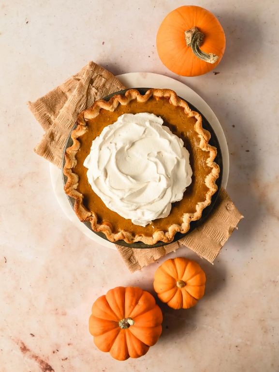 Coconut Milk Pumpkin Pie with Real Pumpkin Base