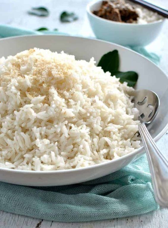 Coconut Milk Steamed Rice