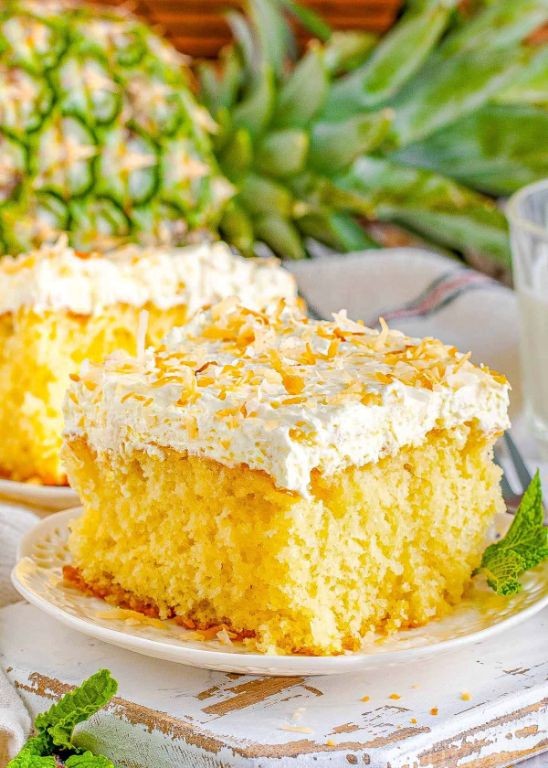 Coconut Pineapple Mayonnaise Cake