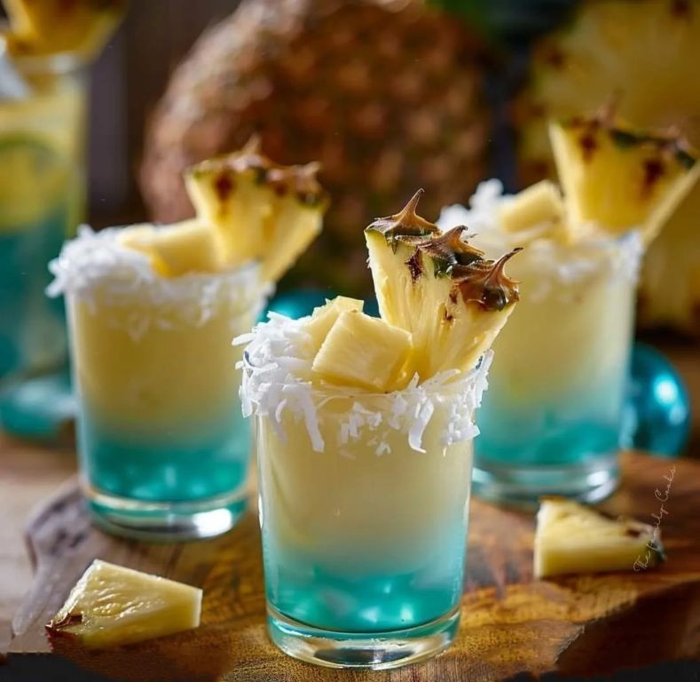 Coconut Pineapple Rum Shot