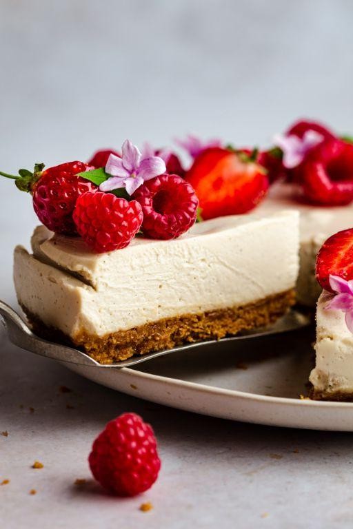 Coconut Silken Tofu Cheesecake