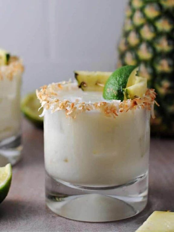 Coconut Tequila Colada with Pineapple Juice