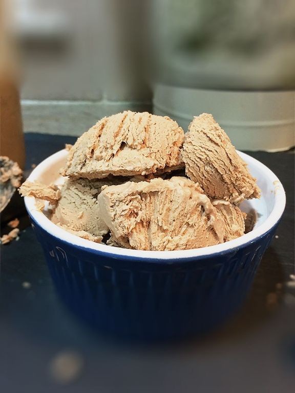 Coconut and Coffee Ice Cream