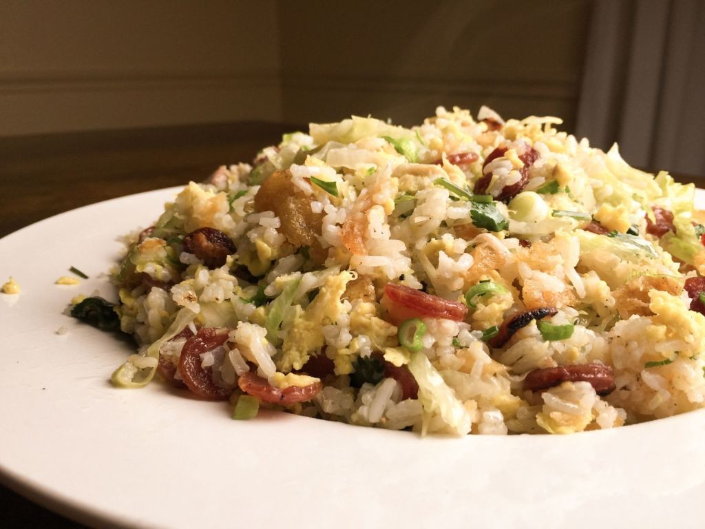 Cod Fried Rice with Ginger and Scallions