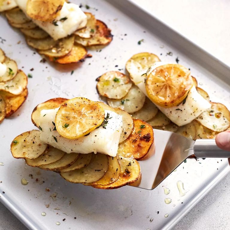 Cod and Potato Hash with Crispy Herbs
