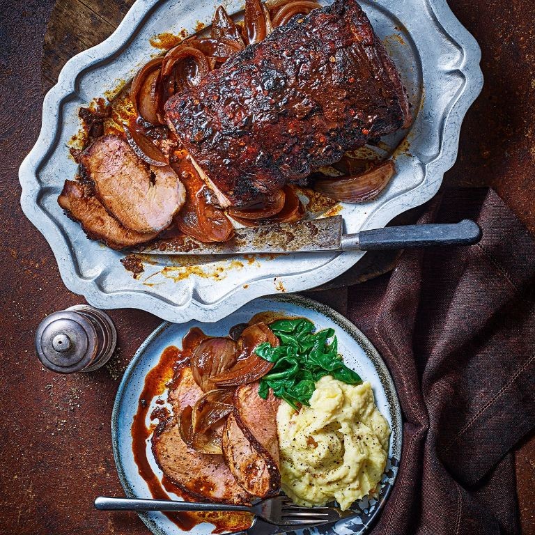 Coffee-Rubbed Roast Beef