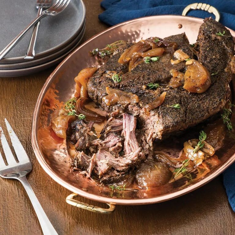 Coffee-Rubbed Slow Cooker Beef Roast