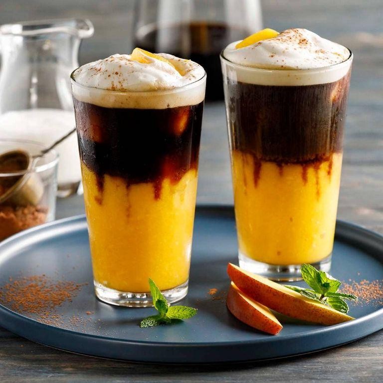 Cold Brew Coffee Mango Lassi Fusion