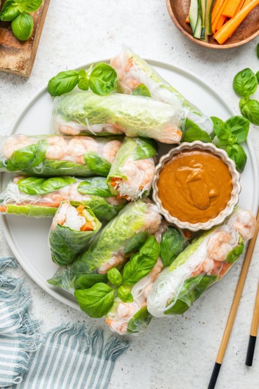 Cold Shrimp Spring Rolls
