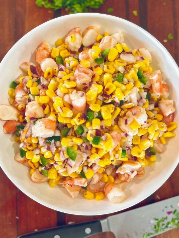 Cold Shrimp and Corn Salad
