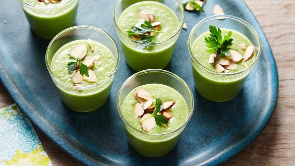 Cool Cucumber Gazpacho Shots