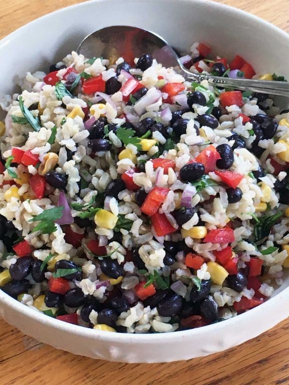 Cool Ranch-Style Rice and Bean Salad