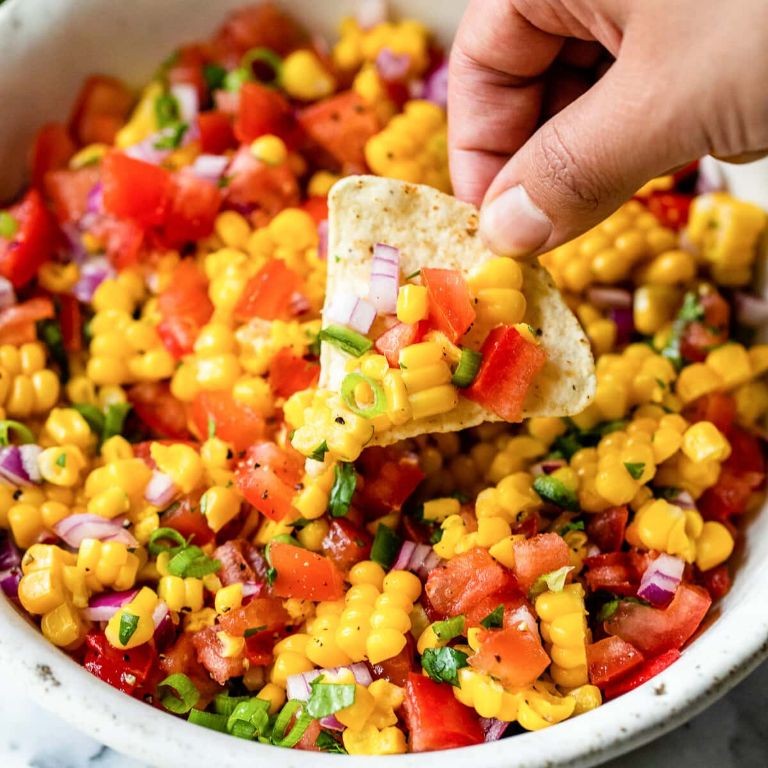 Corn and Tomato Salsa with Lime