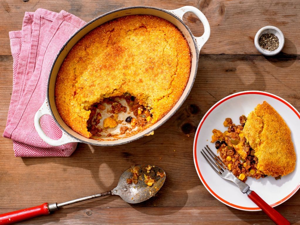 Cornbread-Topped Tamale Casserole