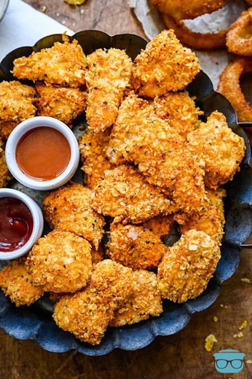 Cornflake Crusted Chicken Nuggets