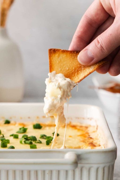 Crab Rangoon Velveeta Queso Dip