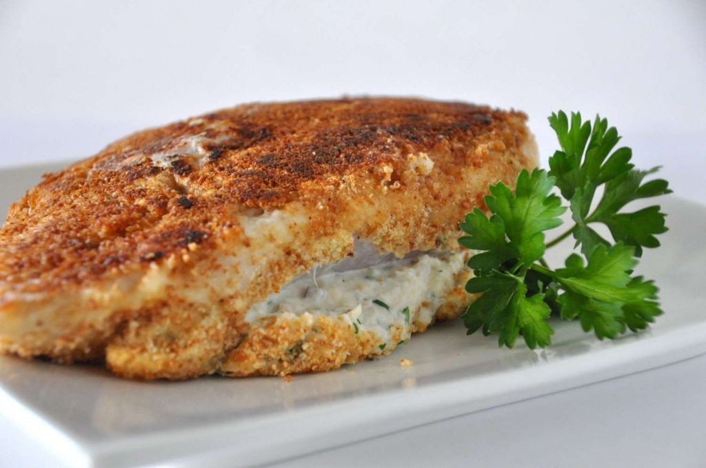 Crab and Cream Cheese Stuffed Chicken Breast