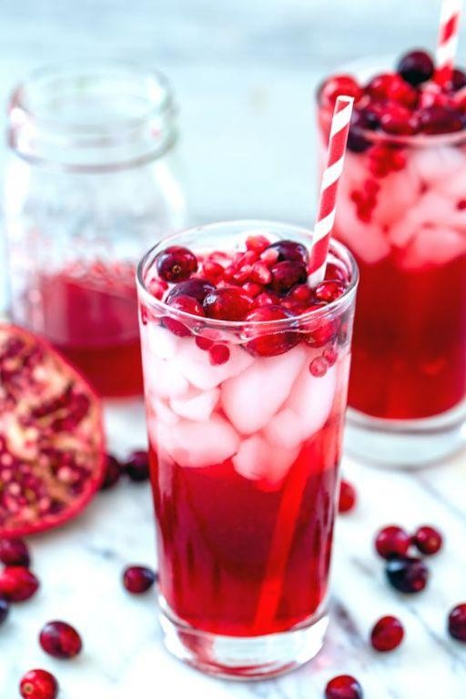 Cranberry Pomegranate Sparkler