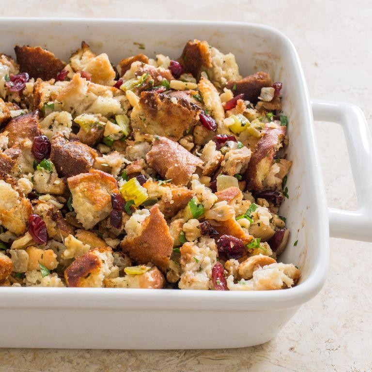 Cranberry Walnut Bread Stuffing