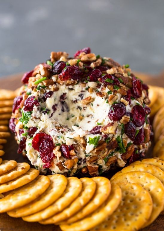 Cranberry and Pecan Cheese Ball