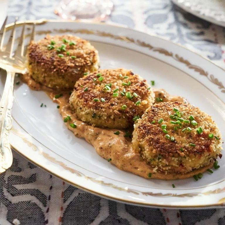 Crappie Cakes with Spicy Remoulade