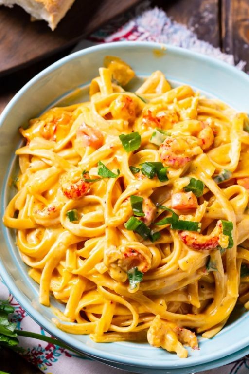 Crawfish Pasta with Creole Seasoning