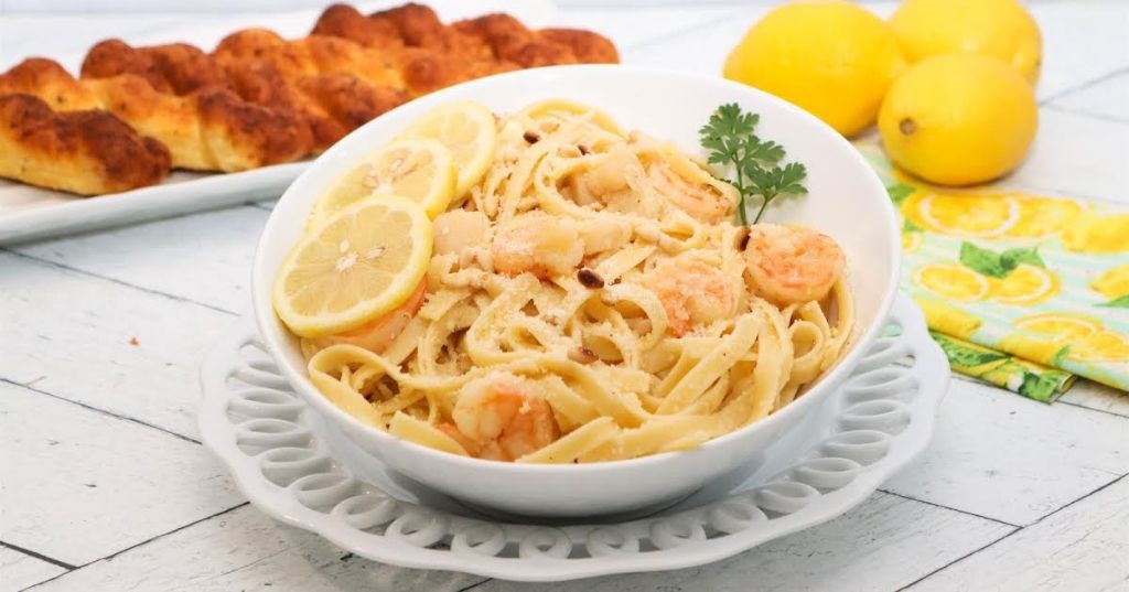 Crawfish Pasta with Lemon Butter Sauce