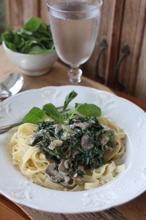 Creamy Amaranth Leaves Pasta