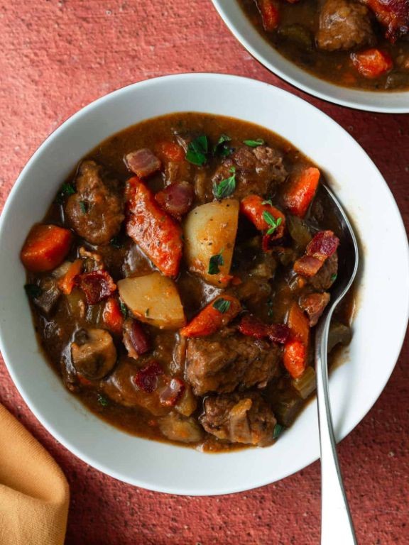 Creamy Bacon and Beef Stew