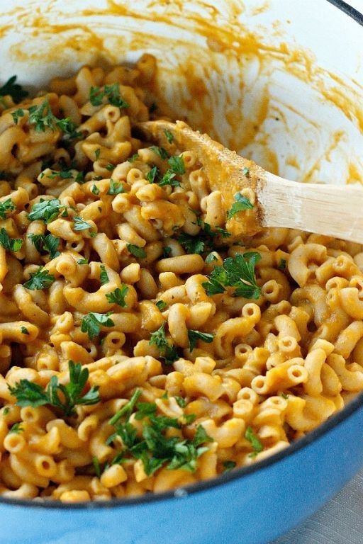 Creamy Butternut Squash and Sweet Potato Pasta