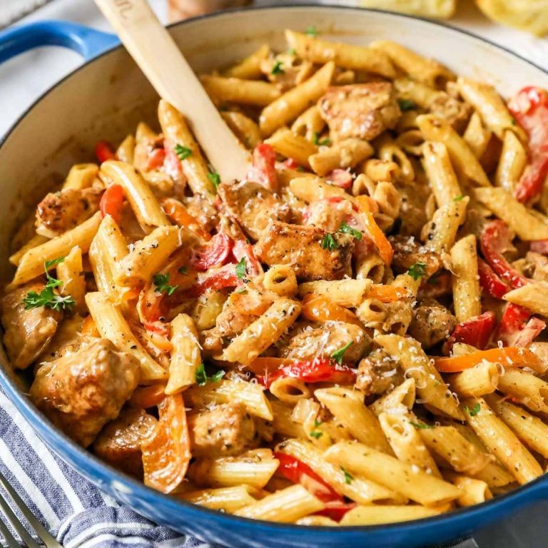 Creamy Cajun Chicken Penne Pasta