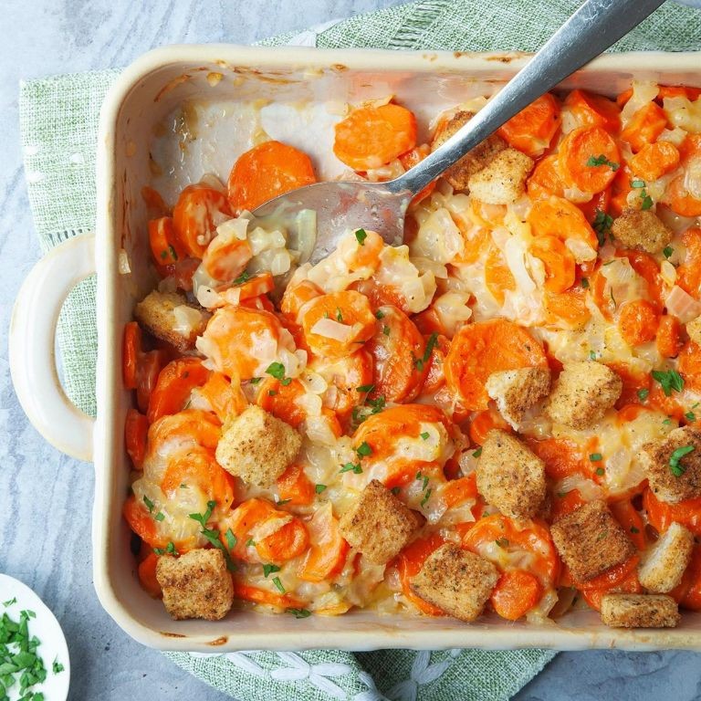 Creamy Celery and Carrot Casserole