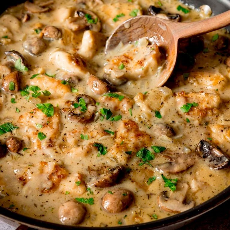 Creamy Chicken and Mushroom Casserole