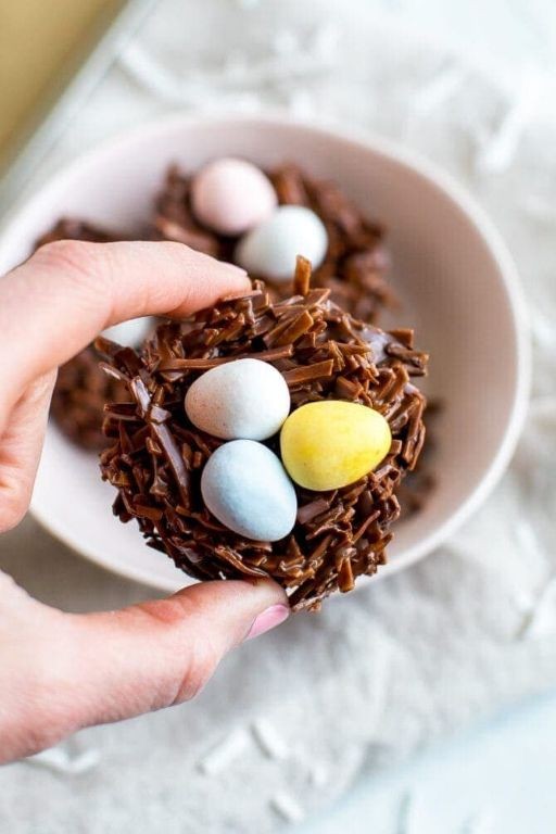 Creamy Coconut Nest Candies