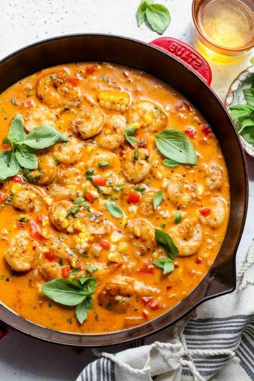 Creamy Coconut Shrimp Curry in the Crockpot