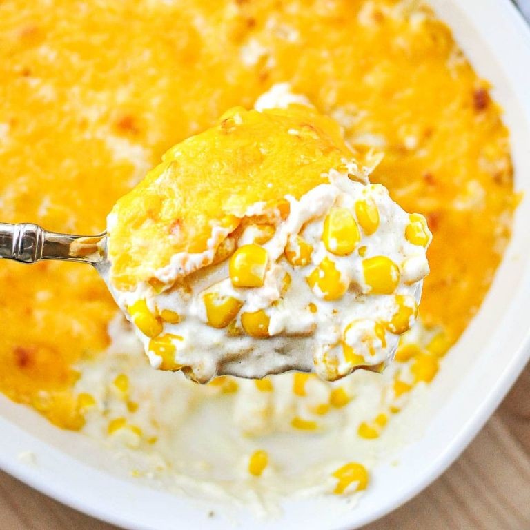 Creamy Corn Pudding with Cream Cheese
