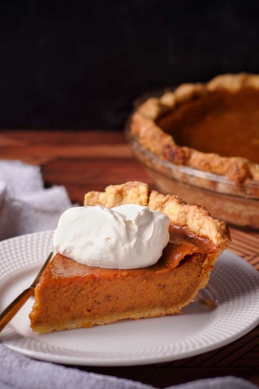 Creamy Maple Pumpkin Pie Using Real Pumpkin