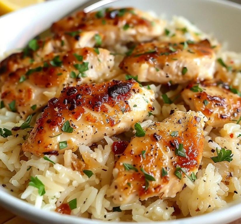 Creamy Parmesan Chicken Scampi