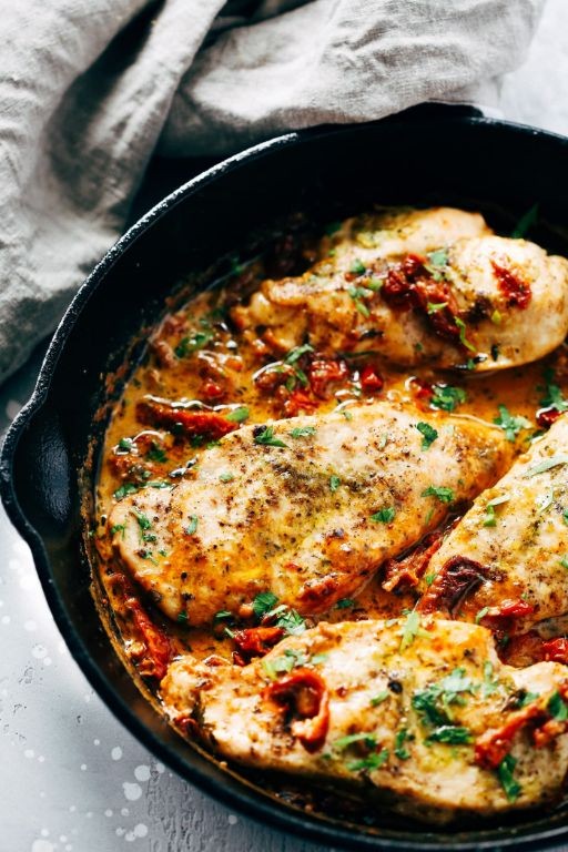 Creamy Parmesan Chicken Skillet