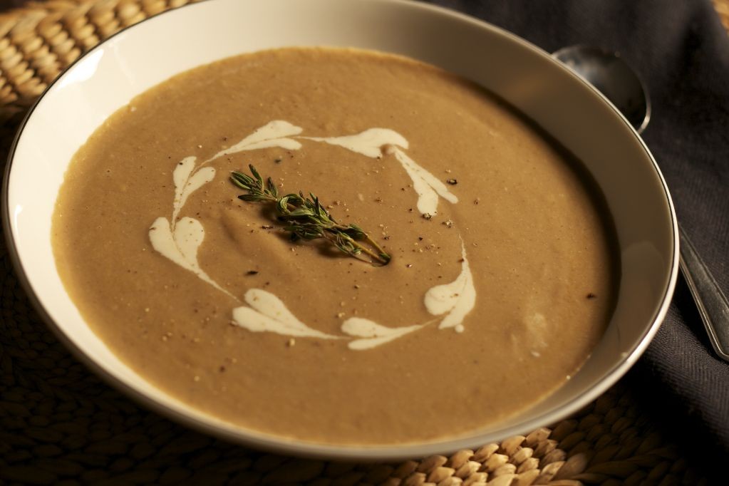 Creamy Vegan Chestnut Soup