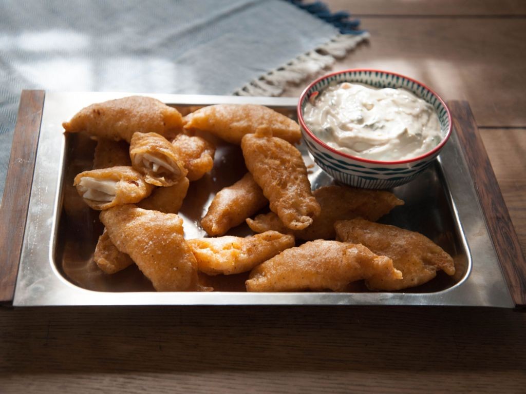 Creole Fried Flounder with Spicy Mayo