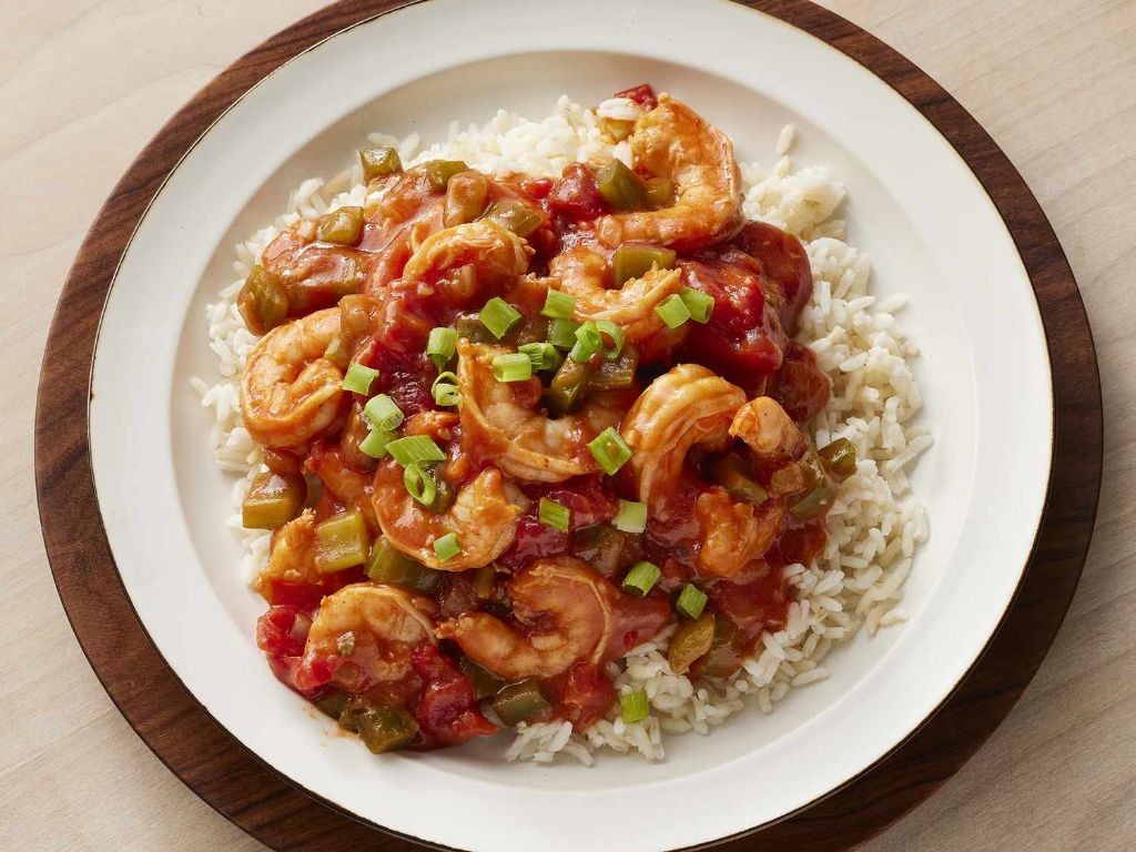 Creole-Style Cajun Rice with Shrimp