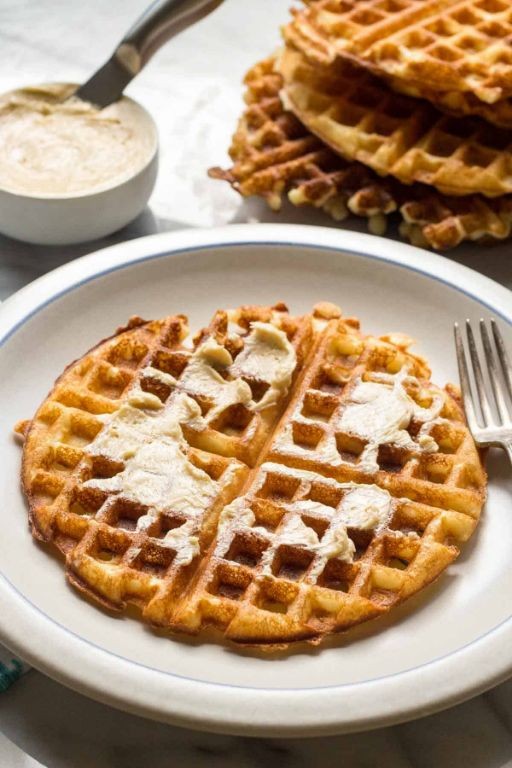 Crispy Egg White Waffles