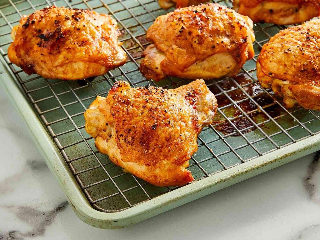 Crispy Oven-Baked Chicken Thighs