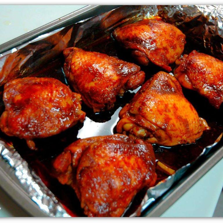 Crispy Oyster Sauce Chicken Thighs